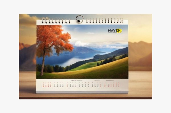 Big Square Desktop Calendar