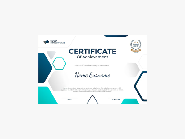 Certificates
